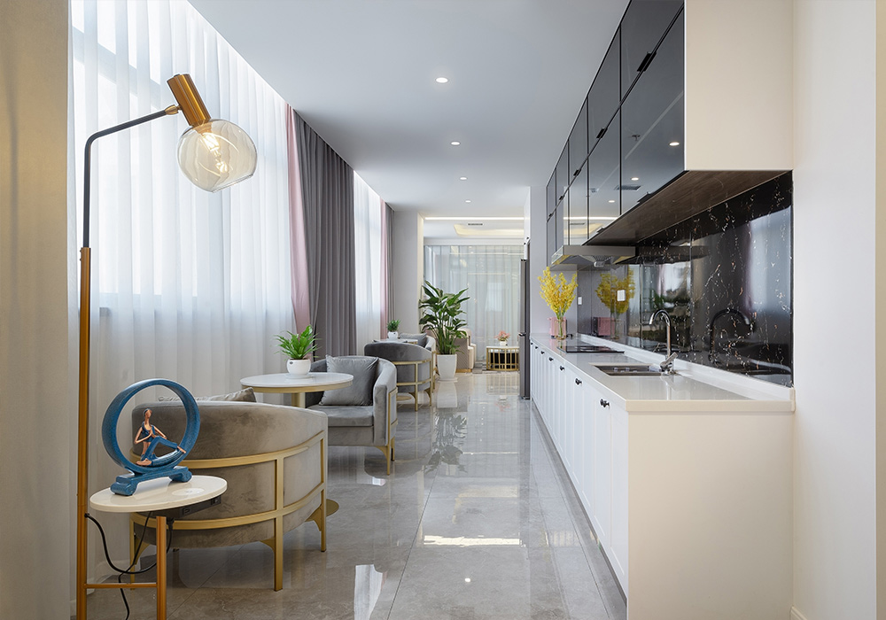 28圈女性健康管理中心冷餐区